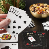 Luxus Gatsby Casino Vegas Poker Vater's Day Spielkarten (In Situ)