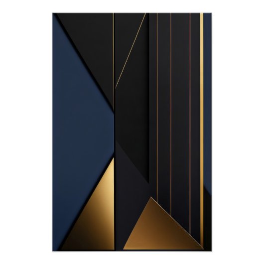 Luxus Geometrie Poster (Vorderseite)