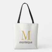 Luxus-Geschenk mit individuellem Monogramm für sie Tasche (Rückseite)