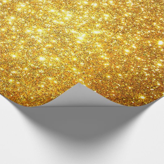 Luxus Geschenk Popular Gold Glitzer Geschenkpapier (Ecke)