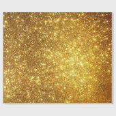 Luxus Geschenk Popular Gold Glitzer Geschenkpapier (Flach)