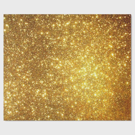 Luxus Geschenk Popular Gold Glitzer Geschenkpapier (Flach)