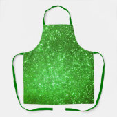 Luxus-Geschenk Popular Green Gold Glitzer Schürze (Vorderseite)