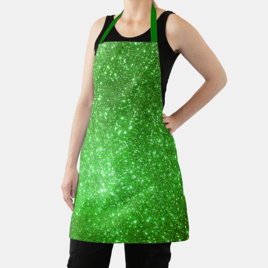 Luxus-Geschenk Popular Green Gold Glitzer Schürze (InSitu)