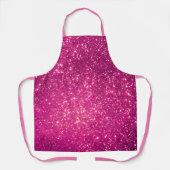 Luxus Geschenk Popular Pink Gold Glitzer Schürze (Vorderseite)