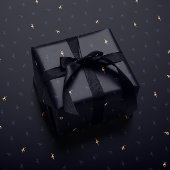 Luxus-Geschenkpapier in Marineblau Geschenkpapier