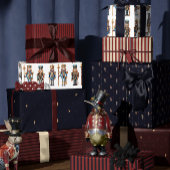 Luxus-Geschenkpapier in Marineblau Geschenkpapier