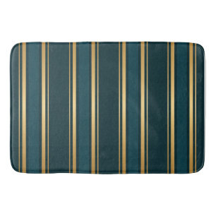 Luxus-Geschenkverpackungsmuster Blau Grün Gold Str Badematte
