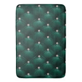 Luxus Glam Green Imitats Velvet Badematte (Vorderseite Vertikal)
