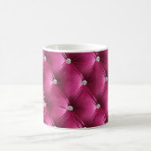 Luxus Glam Pink Imitate Velvet Kaffeetasse (Mittel)
