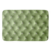 Luxus Glam Sage Green Imitats Velvet Badematte (Vorderseite)