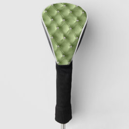 Luxus Glam Sage Green Imitats Velvet Golf Headcover