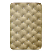 Luxus Glam Soft Warm Gold Imitate Velvet Badematte (Vorderseite Vertikal)