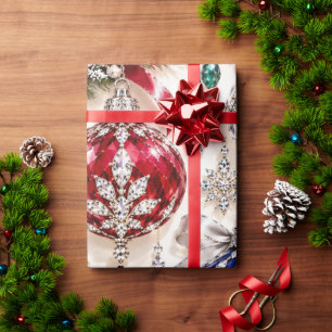 Luxus-Glas-Baumschmuck Weihnachtsverpackung Pa Geschenkpapier