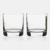 Luxus-Glas Set Rocks - Personalisiertes Monogramm Whiskyglas (Rechts)