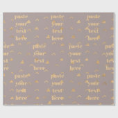 Luxus-Glitter-Abstrakt Geschenkpapier (Flach)