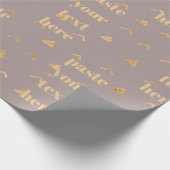 Luxus-Glitter-Abstrakt Geschenkpapier (Ecke)