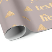 Luxus-Glitter-Abstrakt Geschenkpapier (Rolleneckpunkt)