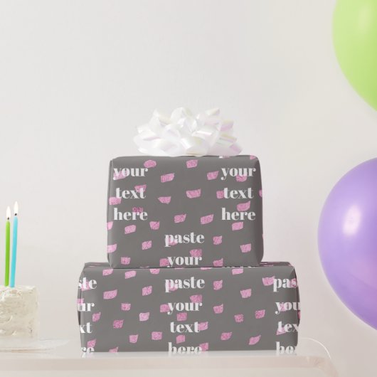 Luxus-Glitter-Abstrakt Geschenkpapier (Partygeschenke)