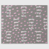 Luxus-Glitter-Abstrakt Geschenkpapier (Flach)
