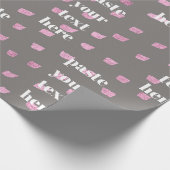 Luxus-Glitter-Abstrakt Geschenkpapier (Ecke)