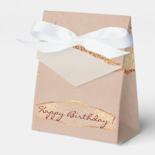 Luxus Glitter Roségold Geschenkschachtel