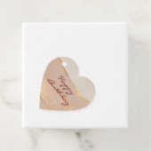 Luxus Glitzer Rose Gold Geschenkanhänger (Beispiel)