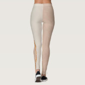 Luxus Glitzer Rose Gold Leggings (Rückseite)