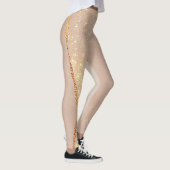 Luxus Glitzer Rose Gold Leggings (Rechts)