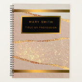 Luxus Glitzer Rose Gold Planer (Vorderseite)