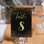 Luxus-Glitzer und Hochzeiten in Glitzern Tischnummer<br><div class="desc">Hintergrund von freepik.com Black Gold Luxus-Glitzer und Glitzern Hochzeit Tischnummer, custom.</div>