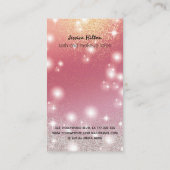 Luxus glitzernde funkelnde Schmetterlingspinzen wi Visitenkarte (Rückseite)