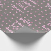 Luxus-Glitzerpunkte Geschenkpapier (Ecke)