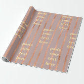 Luxus-Glitzerstreifen Geschenkpapier (Ungerollt)
