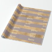 Luxus-Glitzerstreifen Geschenkpapier (Ungerollt)
