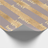 Luxus-Glitzerstreifen Geschenkpapier (Ecke)