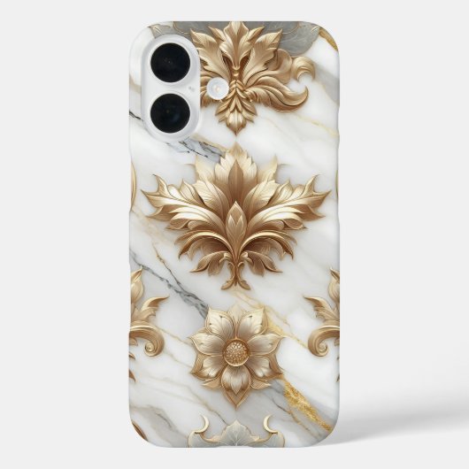 Luxus Gold Barock Phone Case (Rückseite)