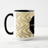 Luxus Gold "Best Great Großmutter Ever" Design Tasse (Links)