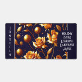 Luxus Gold Boho Rose Moderne Kollektion Schreibtischunterlage (Vorderseite)