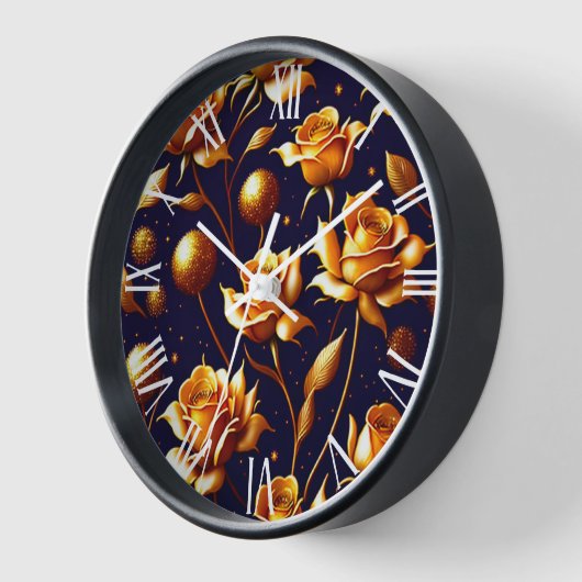 Luxus Gold Boho Rose Moderne Kollektion Uhr (Winkel)