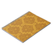 Luxus-Gold-Damask Notizblock (Linke Seite)
