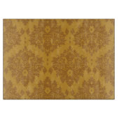 Luxus-Gold-Damask Schneidebrett (Vorderseite)