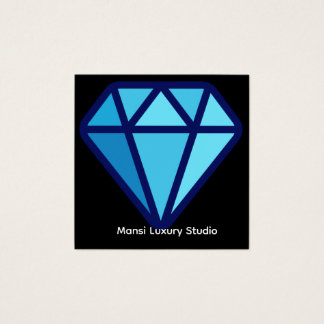 Luxus-Gold-Diamant-Logo-Geschäftskarte Elegant