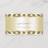 Luxus Gold Effect Farben Beruflich und stilvoll Visitenkarte (Vorderseite)