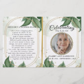 Luxus-Gold-Feier zum Life-Programm (Vorderseite)