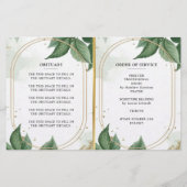 Luxus-Gold-Feier zum Life-Programm (Rückseite)