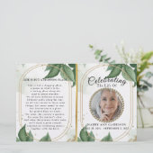 Luxus-Gold-Feier zum Life-Programm (Stehend Vorderseite)