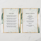 Luxus-Gold-Feier zum Life-Programm (Rückseite)