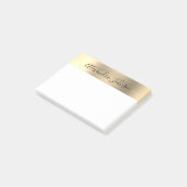 Luxus Gold Foil Beruflich Business Post-it Klebezettel (angewinkelt)