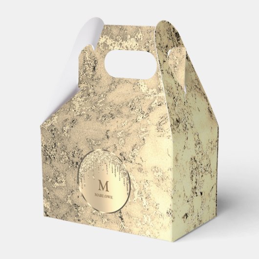 Luxus Gold Geschenkschachtel (Rückseite)